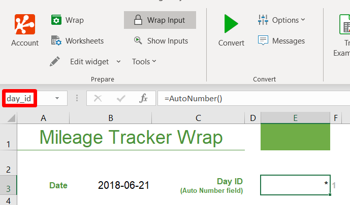 Screenshot of the cell name field in Excel