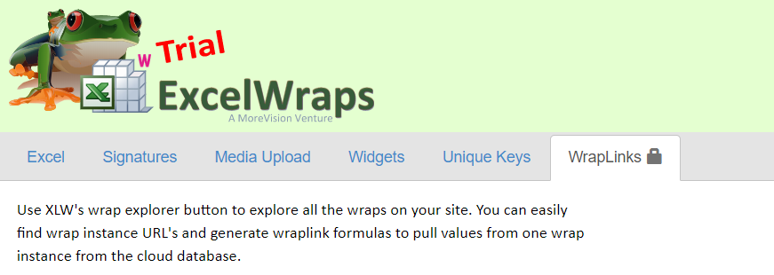 Screenshot of a wrap with a lock icon on a locked tab
